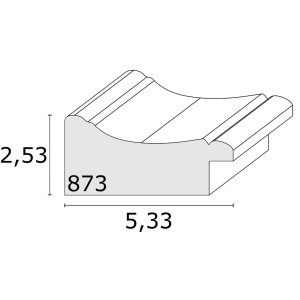 Cadre photo argent bois 30,0 x40,0 cm S873D