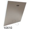 Cadre photo taupe-blanc bois 4 photos 10x10 cm