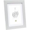 Cadre en bois S66KD1 argent 13x18 cm