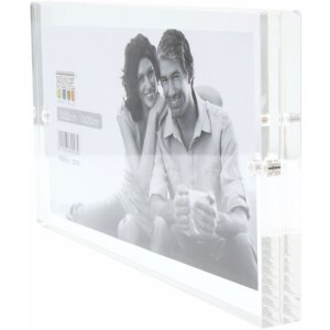 Cadre photo acrylique Deknudt S58SA2 transparent 18x24 cm
