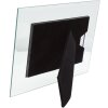 Cadre en verre avec bord intérieur argenté 13,0 x18,0 cm