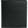 Goldbook livre dor AKOLA cuir noir coupe argent 22x26 cm 176 pages blanches