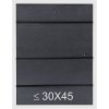 Cadre en bois Deknudt S54S noir 15,0 x20,0 cm
