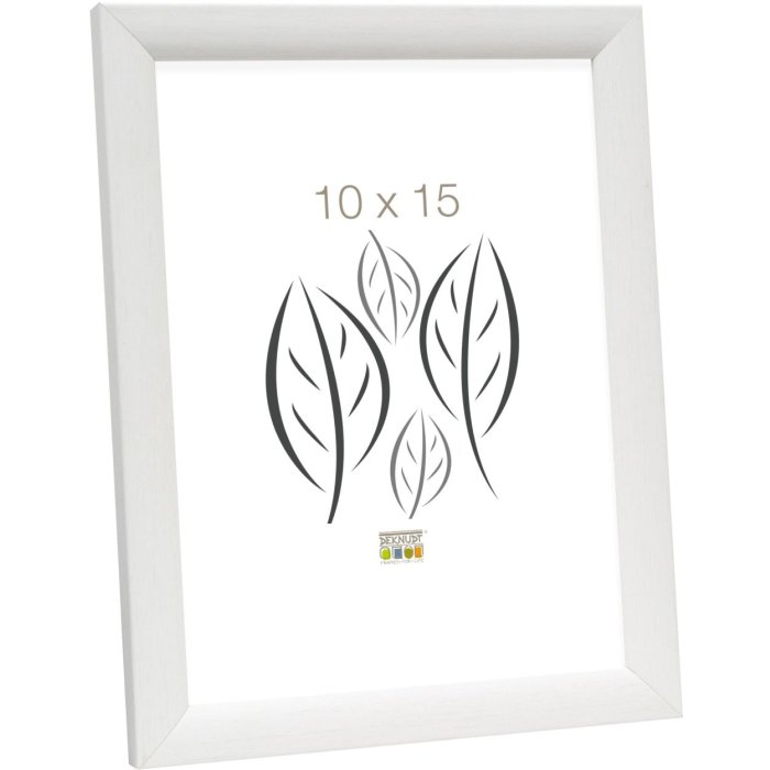 Cadre en bois Deknudt S54S blanc 20x25 cm