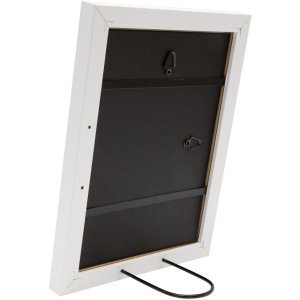 Cadre en bois Deknudt S54S blanc 20x25 cm