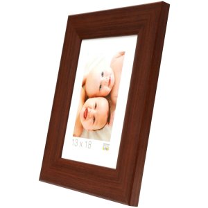 Cadre photo brun bois 13,0 x18,0 cm S53GH