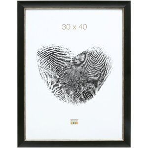 Cadre photo noir plastique 13,0 x18,0 cm S45WF