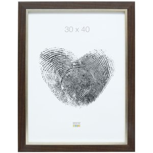 Cadre photo marron plastique 10,0 x15,0 cm S45VH