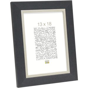 Cadre photo gris plastique 20,0 x25,0 cm S45VF