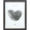 Cadre photo gris plastique 20,0 x25,0 cm S45VF