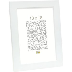 Cadre en bois S45S blanc 40,0 x60,0 cm