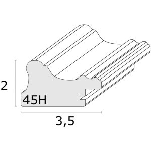 Cadre photo S45HF1 blanc 13x13 cm
