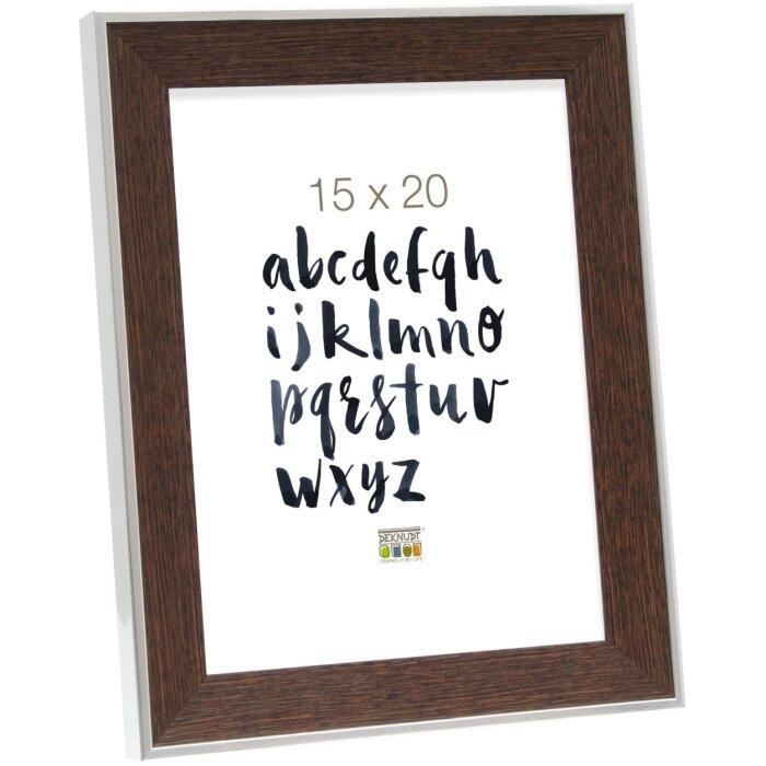 Cadre photo marron plastique 18,0 x24,0 cm S45FE