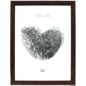 Cadre photo marron plastique 18,0 x24,0 cm S45FE