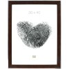 Cadre photo marron plastique 18,0 x24,0 cm S45FE
