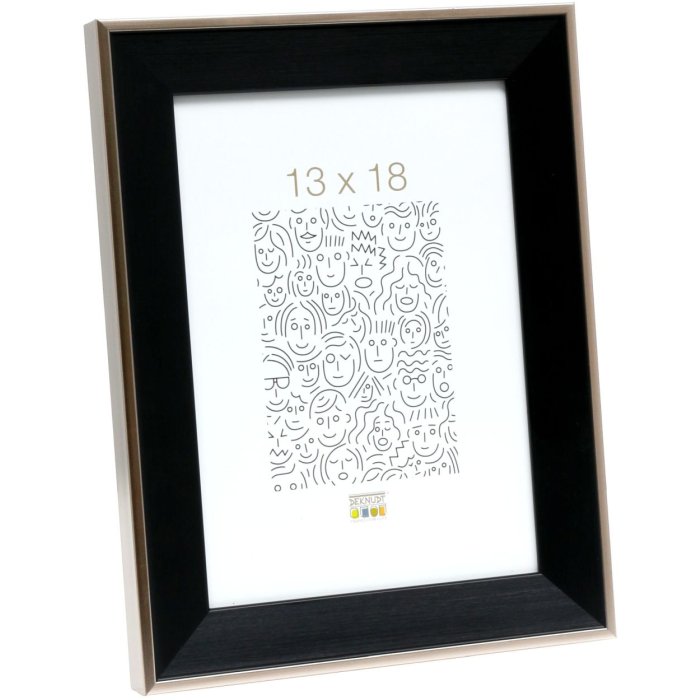 Cadre photo noir plastique 30,0 x45,0 cm S45FE