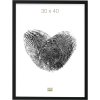 Cadre photo noir S43AK2 bois 20,0 x25,0 cm