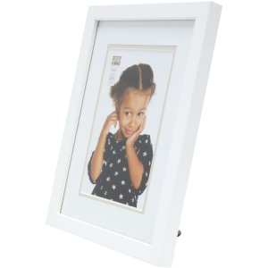 Cadre en bois S43AK1 blanc 15x20 cm (10x15 cm)