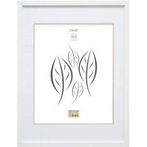 Cadre en bois S43AK1 blanc 15x20 cm (10x15 cm)