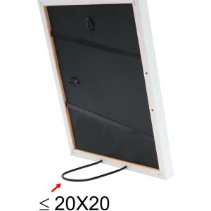 Cadre en bois S43AK1 blanc 15x20 cm (10x15 cm)