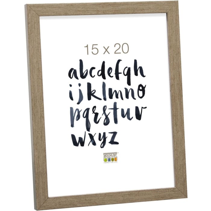 Cadre en bois S43A bronze 20x28 cm