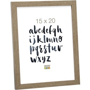 Cadre en bois S43A bronze 20x28 cm