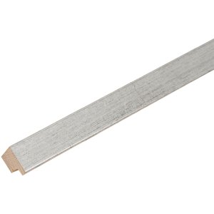 Cadre en bois S43AD1 argent 20x20 cm