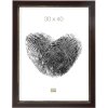 Cadre photo noir-marron bois 30,0 x40,0 cm S42LF