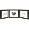 Cadre triple S41VK3 marron 3 photos 10x15 cm paysage