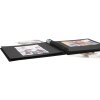 Album photo Ringfoto noir avec couverture en lin 20,0 x20,0 cm A66FA