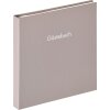 Livre dor à spirales Walther Fun gris 26x25 cm 50 pages blanches