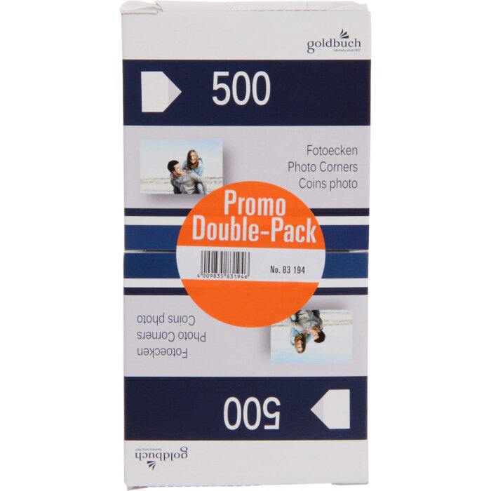 Goldbuch Coins photo 2x500 Pack de deux autocollants photo