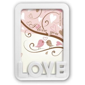 ZEP Cadre photo Grazia 10x15 cm blanc Love