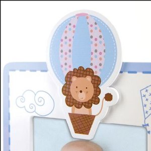 Cadre bébé Lion bleu 10x15 cm