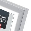 Cadre plastique ZEP New Easy 50x50 cm argenté