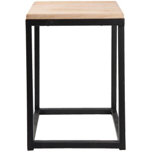 Set de 2 tables 36x36x52 cm en noir - 6Y2510 Clayre Eef