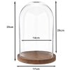 Clayre & Eef 6GL1945 Cloche en verre Ø 17x25 cm