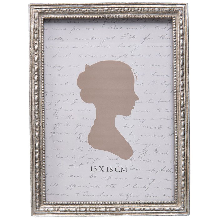 2F0489L Clayre Eef - Cadre photo argent antique