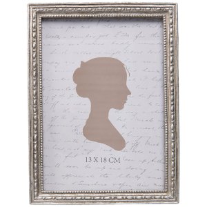 2F0489L Clayre Eef - Cadre photo argent antique