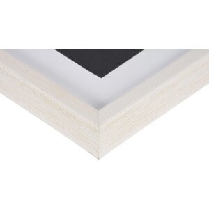 Viola cadre en bois 10x15 cm blanc