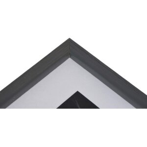Viola cadre en bois 10x15 cm gris foncé