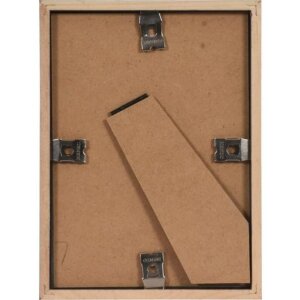 Viola cadre en bois 10x15 cm gris foncé