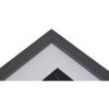 Viola cadre en bois 10x15 cm gris foncé