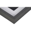 Viola cadre en bois 10x15 cm gris foncé