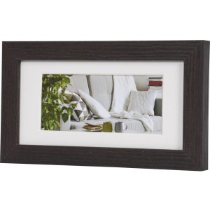 Cadre photo Moderne 10x20 cm brun foncé