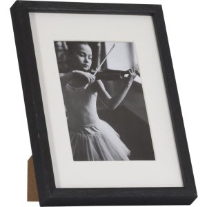 Viola cadre en bois 13x18 cm brun foncé