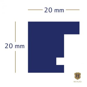 Henzo cadre photo Modern 15x15 cm brun moyen avec passe-partout 10x10 cm