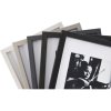 Henzo Viola cadre en bois 20x20 cm noir avec passe-partout 13x13 cm