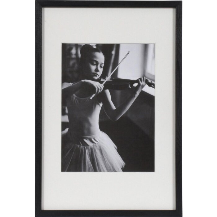 Viola cadre en bois 20x30 cm noir