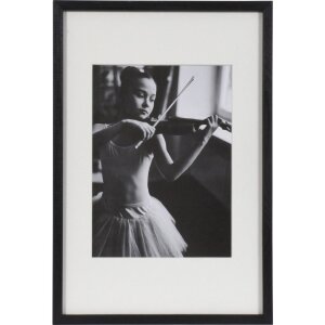 Viola cadre en bois 20x30 cm noir